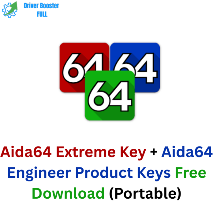 Aida64 Extreme Key + Aida64 Engineer Product Keys Free Download (Portable)