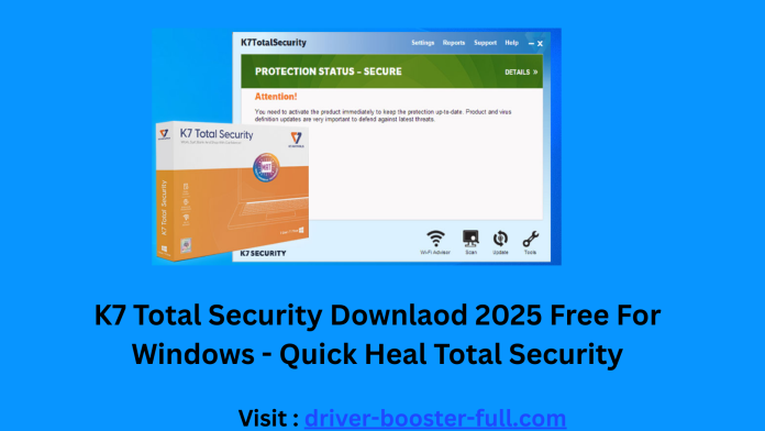 K7 Total Security Downlaod 2025 Free For Windows - Quick Heal Total Security (1)